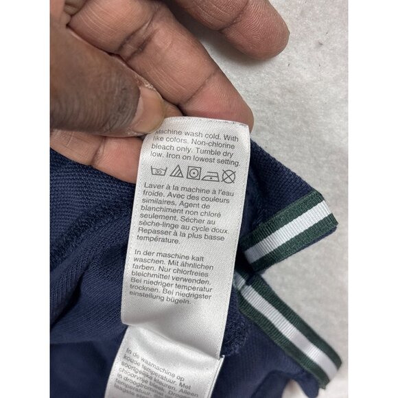 J.Crew Kids Navy Polo Shirt Size M Cotton Short Sleeve Classic Fit - Picture 9 of 11